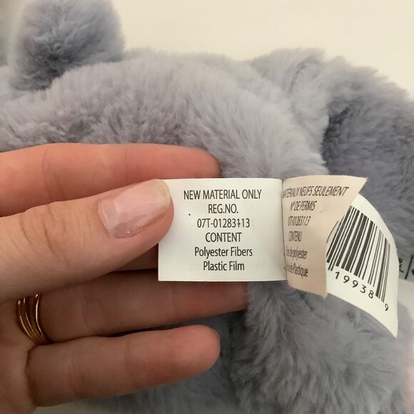 Kellytoy Bunny Rabbit Plush Lovey Security Blanket 18" Soft Crinkle Rattle - Picture 5 of 8